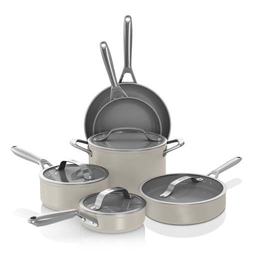 Ninja NeverStick™ Ceramic Pro™ 10-Piece Cookware Set Stone