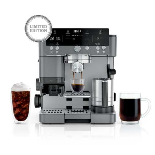 Ninja Luxe™ Café Premier 3 in 1 Espresso Drip Coffee & Cold Brew Maker (Gunmetal Gray) Espresso Machines - Ninja