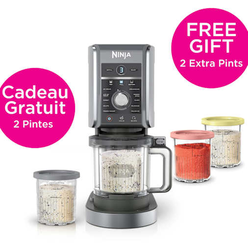 Jドリーム 11 Ninja® CREAMi® XL Deluxe 11-in-1 Ice Cream and Frozen Treat