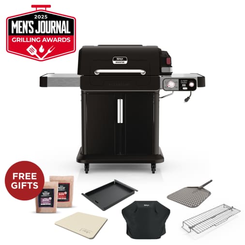 Ninja™ FlexFlame™ Propane Grill & Outdoor Cooking System 5-in-1 Cooking Bundle (Black) Propane Grills - Ninja