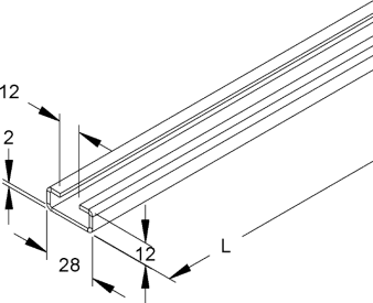 PROFIELEN 28x12/12 - 2,0 img