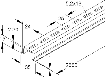 PROFIELEN 24x15/35 - 2,3 img