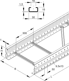 KABELLADDER RVS img