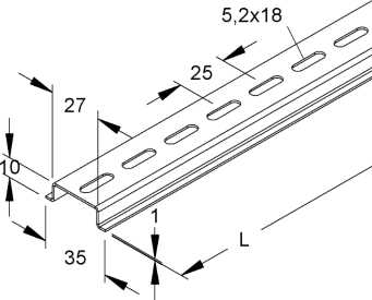PROFIELEN 27x10/35 - 1,0 img