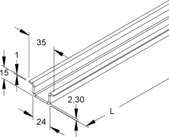 PROFIELEN 24x15/35 - 2,3 img