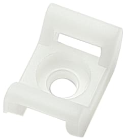 WITTE MONTAGEVOETSTUK Polyamide 6/6 voor kabelbinder 4,8mm img
