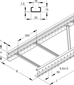 KABELLADDER RVS img