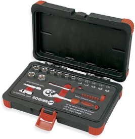 1/4" DOPPENSET MET RATEL  17 st. img