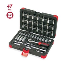 1/4" DOPPENSET MET RATEL + 47 accessoires img