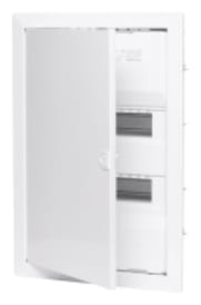 DISTRIBUTIEKAST 24+4 met metalen frame en deur  img