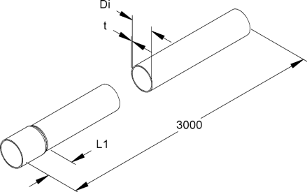TUBE EMBOITABLE Ø25 ALU NIEDAX img