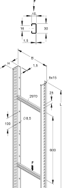 KABELLADDER 6 meter lang img