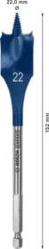 EXPERT Self Cut Speed speedboor 22 x 152 mm img