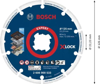X-LOCK Diamantschijf metaal 125x22.23mm img