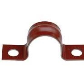 IJZER ZADEL ROODGELAKT - DUBBEL PAD - 1x20mm img