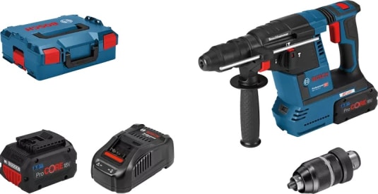 ACCUBOORHAMER MET SDS PLUS GBH 18V-26F Professional img