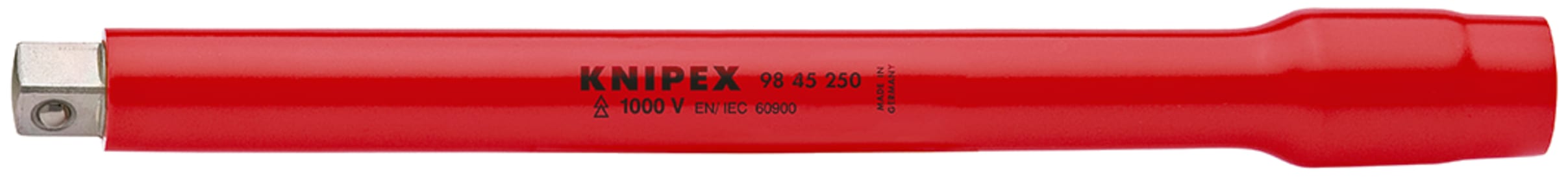 VERLENGSTUK Met binnen- / buitenvierkant 1/2"  VDE - 250mm img