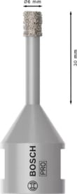 PRO Ceramic dry diamantboorkroon, 6 x 30 x 14 mm img