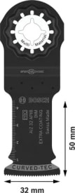 LAME Starlock PRO BIM Bois/Métal AIZ32APIB BOSCH (Bte 25) img