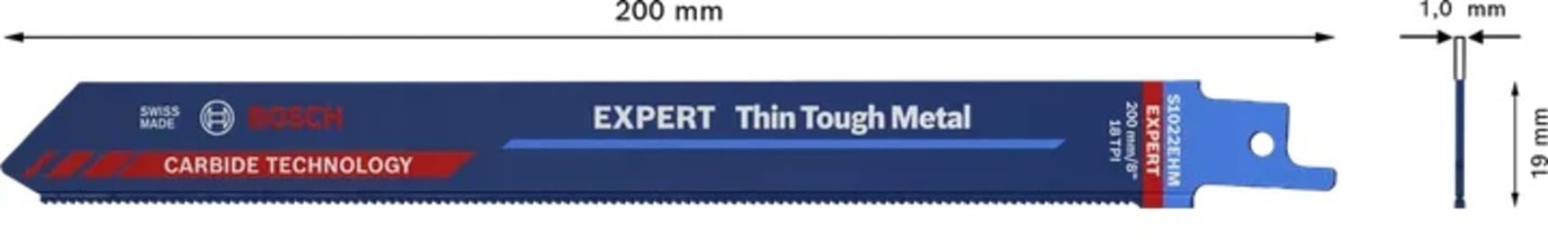 Blad S1022EHM Thin Tough Metal img