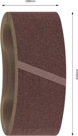 PRO X440 schuurband, 100 x 610 mm, G80, 10 stuks img