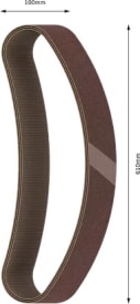 PRO X440 schuurband, 100 x 610 mm, G120, 10 stuks img