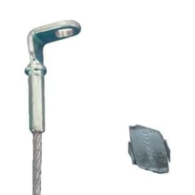 FIL ACIER + OEILLET 90° N°2 - 1M EXPRESS GRIPPLE img