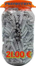 BOX 400 CHEVILLES PA6  6x30mm img
