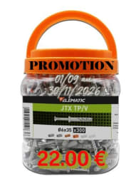 BOX 300 CHEVILLES A FRAPPER JTX TP/V 6x35 img