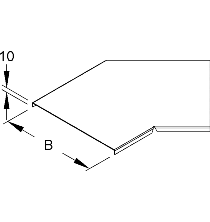 COUVERCLE COURBE 45° NIEDAX RBAD 300 img