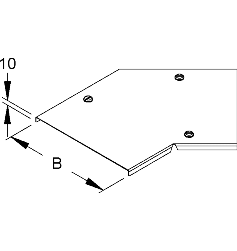 COUVERCLE COURBE 45° GAC NIEDAX RBADV 150 F img