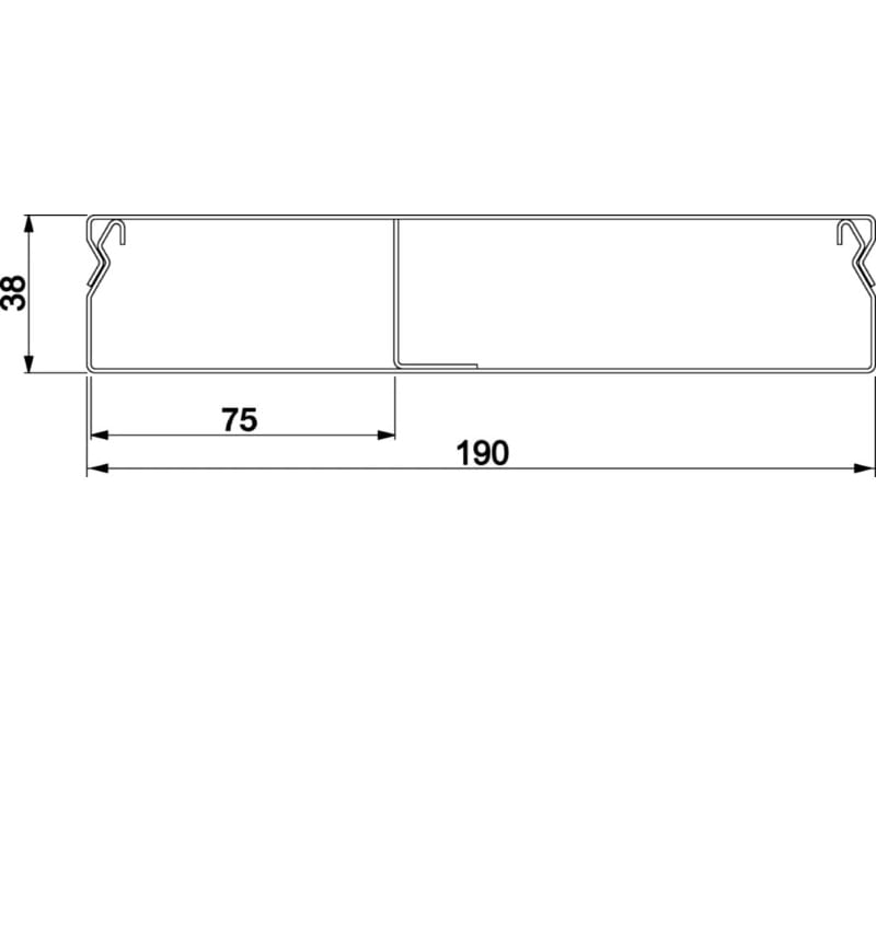 GAINE DE SOL 38X190MM 2C. UK190382 img