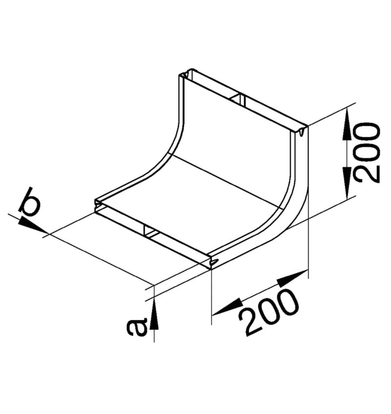 COURBE 190x28 - 2 C. POUR GAINE DE SOL UKK190282 img