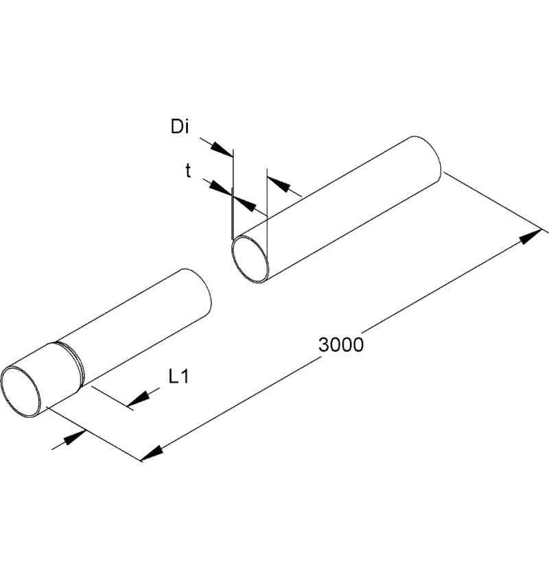 TUBE Ø25 GAC NIEDAX FM-MR 25 F img