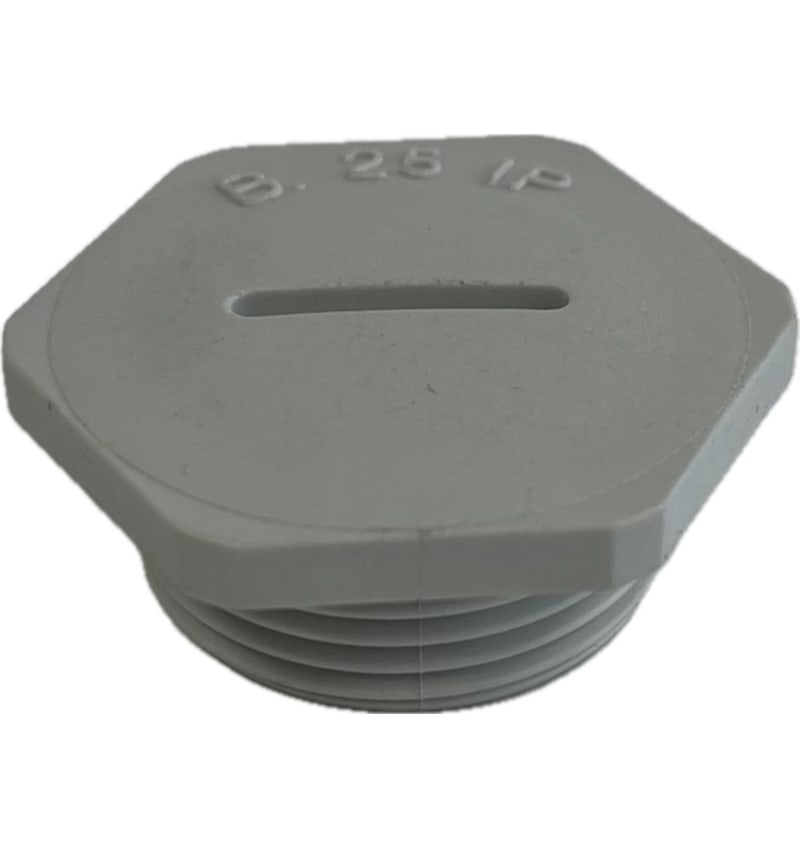 BOUCHON 6 Pans PA6 F.V. M32 Ral 7035 G4832-210 img