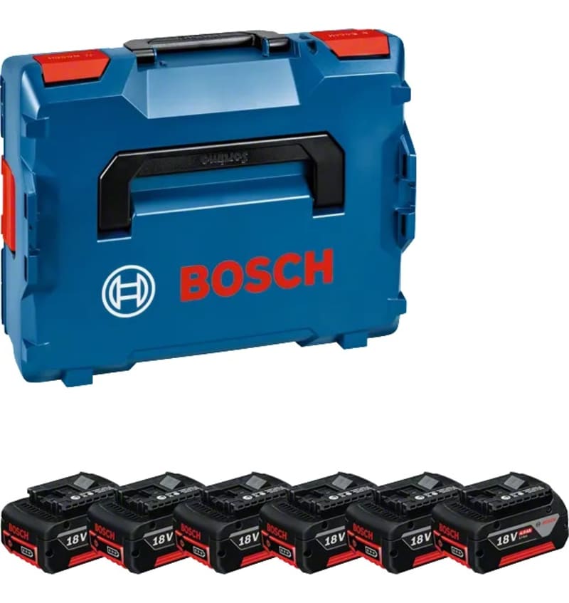 SET BATTERIE 6xGBA 18V4-0Ah BOSCH 1.600.A02.A2S img
