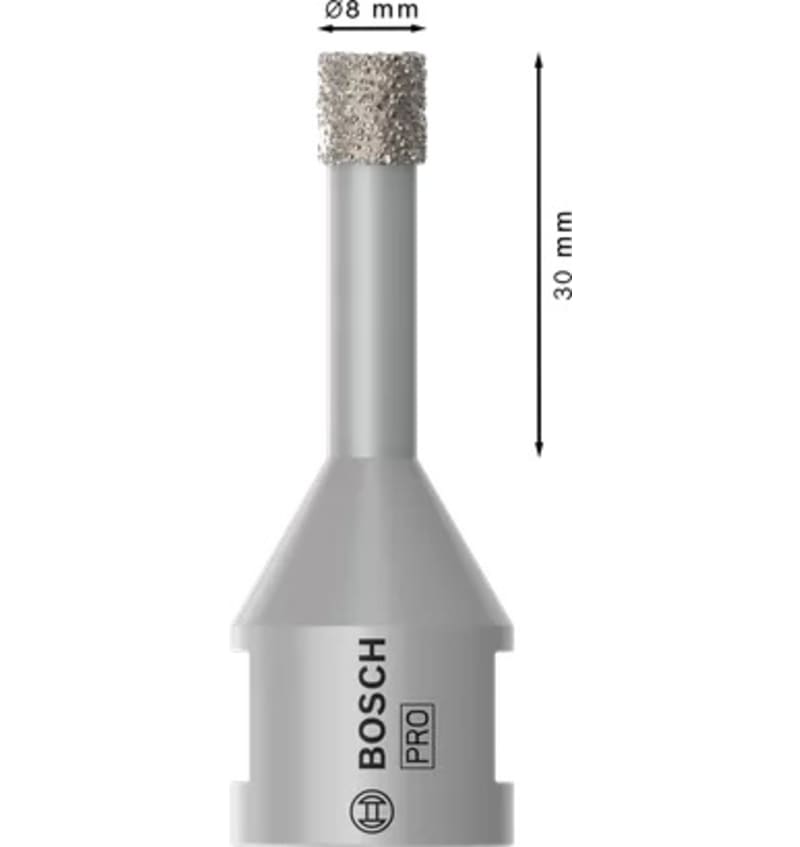 FORET DIAMANTE M14 D8mm Best for Ceramic BOSCH 2.608.599.040 img