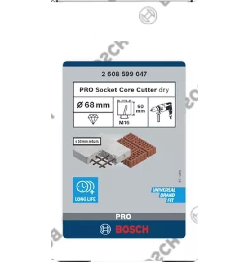 COURONNE DIAMANT A SEC Ø68mm BOSCH 2.608.599.047 img