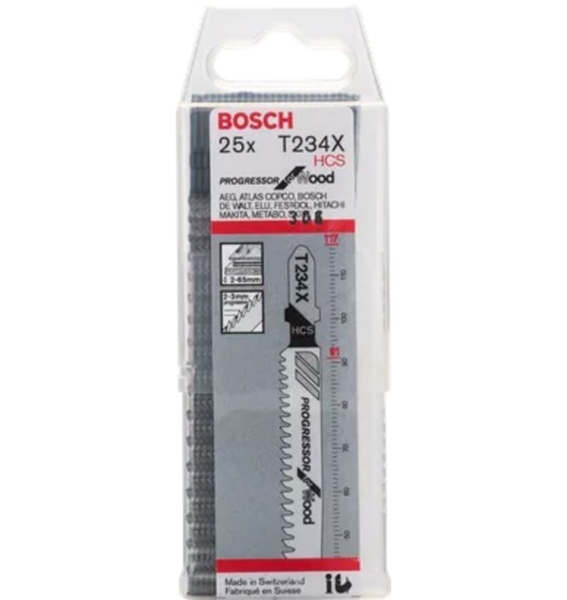 SET 25 LAMES SCIE SAUTEUSE T234X BOSCH 2.608.633.524 img