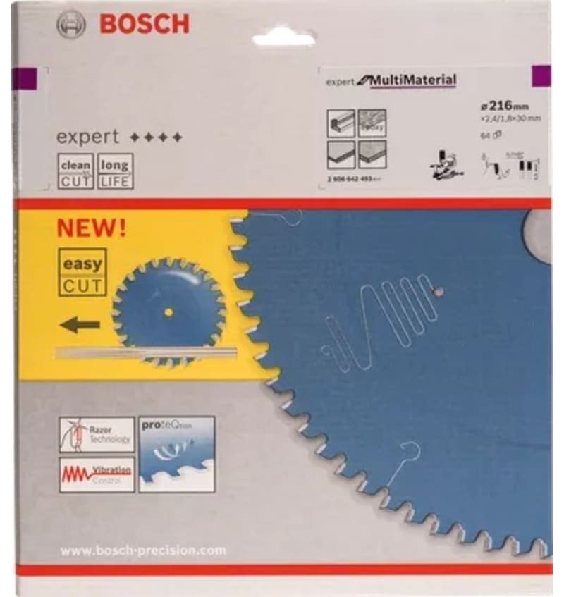 LAME DE SCIE CIRCULAIRE EXPERT MULTI 216x30x2,4-64 2.608.642.493 img