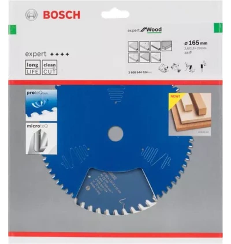 LAME LSC Expert Wood 165x20x2.6/1.6x48D BOSCH 2.608.644.024 img