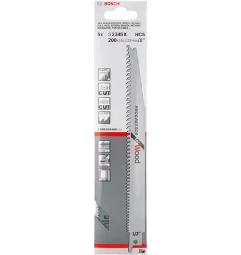 PQ 5 LS SABRE HCS Bois 200mm S2345X BOSCH 2.608.654.404 img