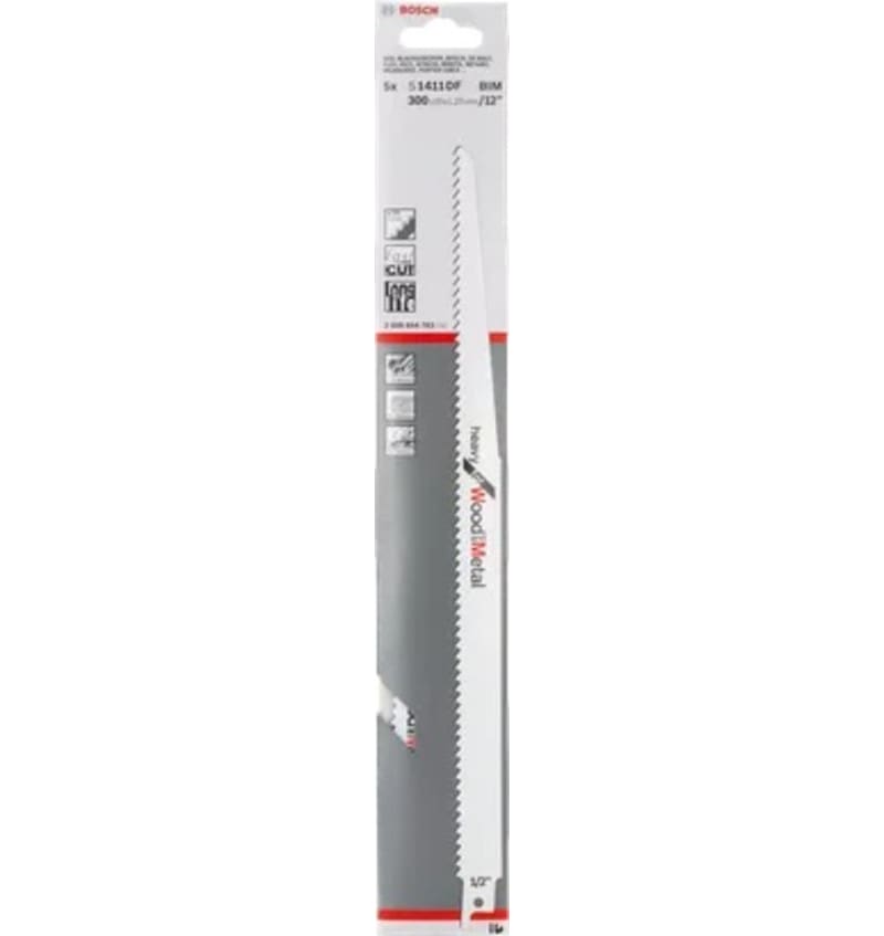 PQ 5 LS SABRE BIM Bois/Métal 300mm S1411DF BOSCH 2.608.654.763 img