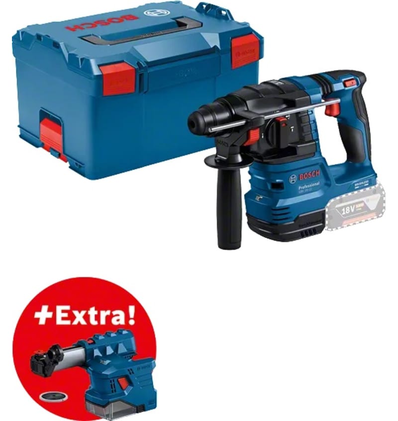 MARTEAU-PERFORATEUR GBH 18V-22 + GDE 18V-12 BOSC 0.611.924.004 img