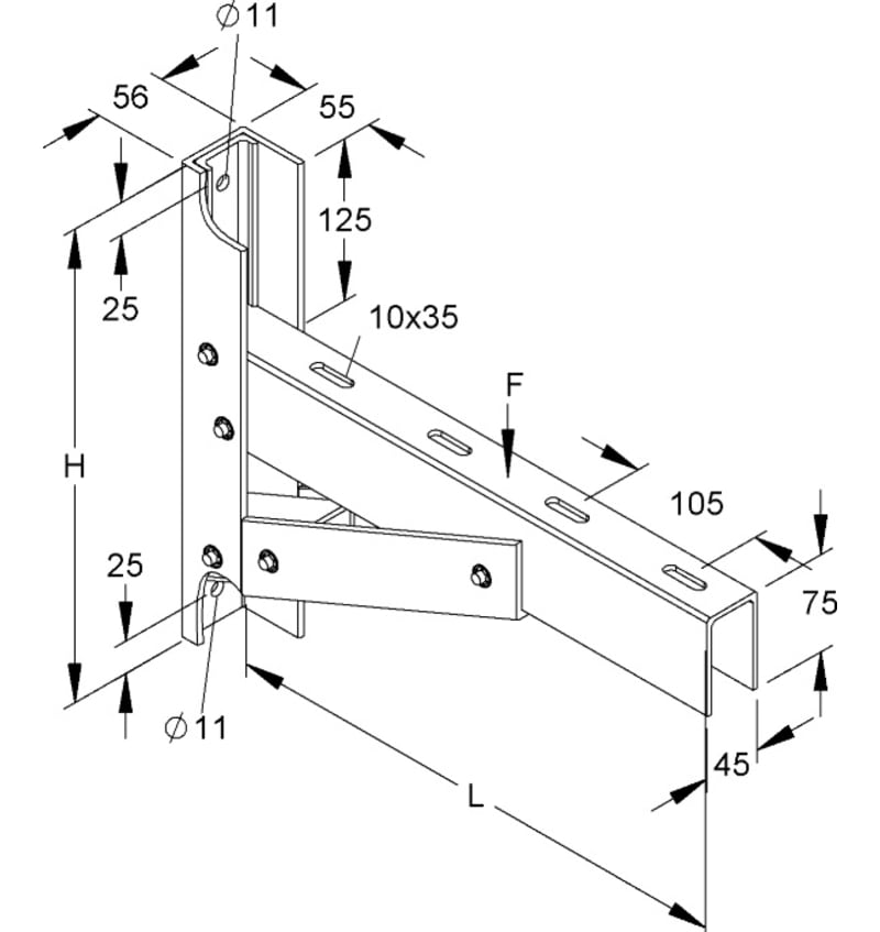 CONSOLE MURALE PRV FPAP800AC img