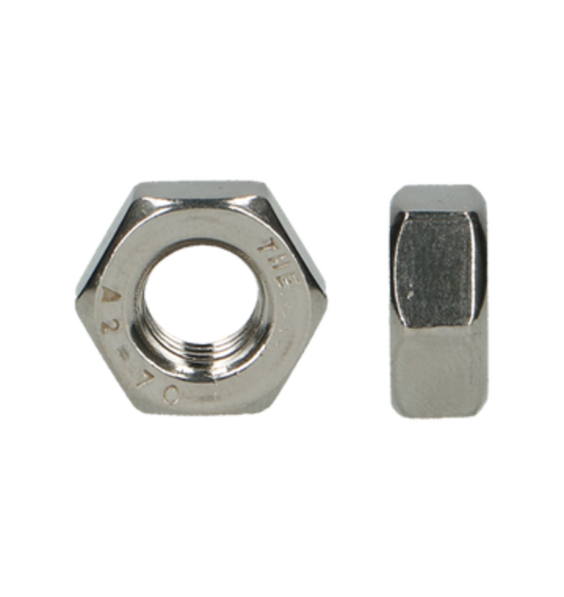 ECROU 6 PANS - DIN 934 - INOX A2 E M3 INOX img