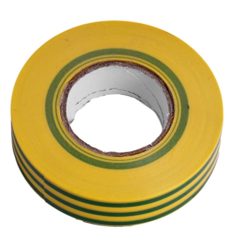 RUBAN ISOLANT VERT/JAUNE AUTOEXT.19X0,15mm-RL=25M NI16T img