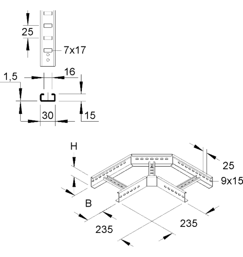 PIECE D'ANGLE GAC KSLE 60.303 F img
