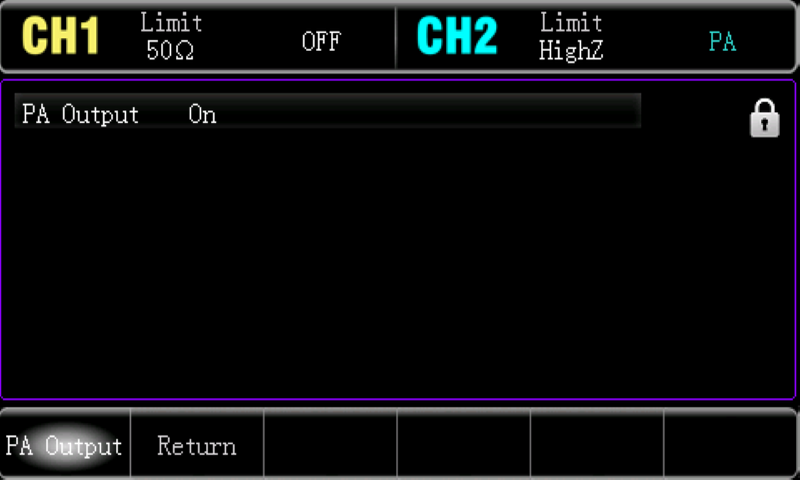 UTG1022X-PA built-in 4W power amplifier output