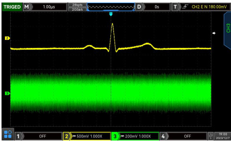 UTG2082X channel merge for dual-tone output